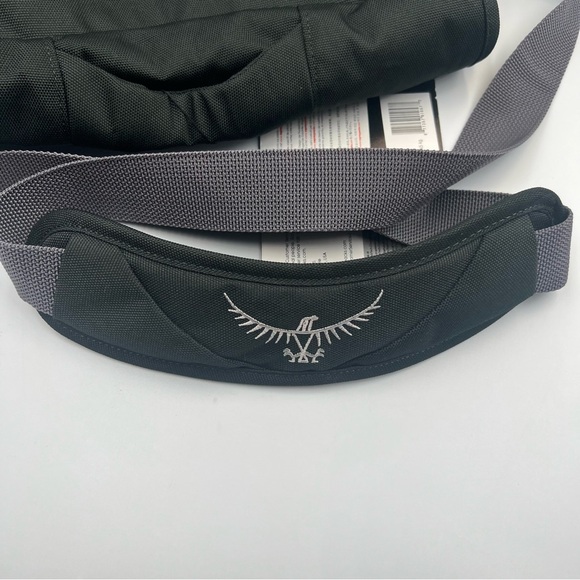 NWT Osprey Backwoods Flap Mini SMU Messenger Bag Black Crossbody Travel Unisex - Picture 12 of 13